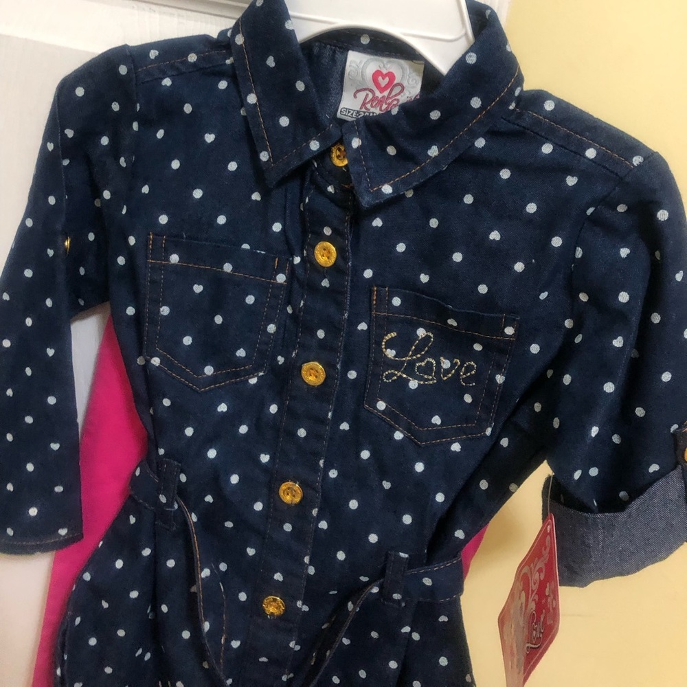 Jean set for toddler girl